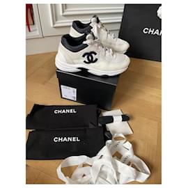 Chanel-Baskets-Blanc