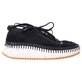 Sneakers Chloé Nama in pelle di vitello nera cucite a mano Nero