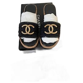 Chanel-Sandales-Noir