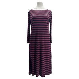 Vestido Prada T.IT 44 Seda Burdeos