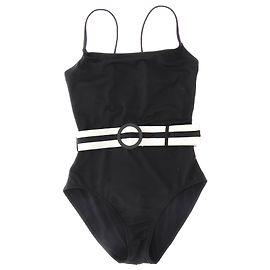 Maillot de bain Solid & Striped T.International S Polyester Noir