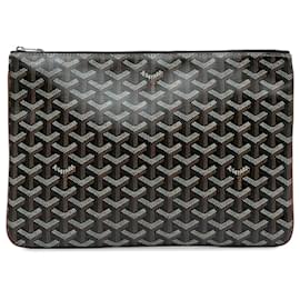 Goyard-Goyard Noir Goyardine Senat MM-Noir