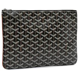 Goyard-Goyard Noir Goyardine Senat MM-Noir