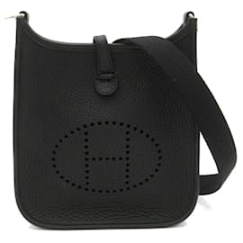 Hermès-Sac à épaule Hermes Evelyne TPM-Noir