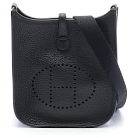 Hermès-Sac à épaule Hermes Evelyne TPM-Noir