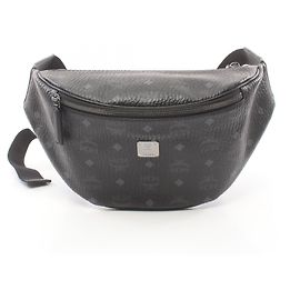 MCM Visetos Schwarze Bauchtasche Schwarz