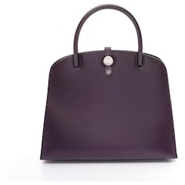 Hermès-Sac à main Hermes Dalvy MM Cassis-Violet