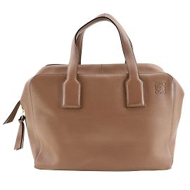 Loewe Goya Weekender Boston Bag Brown