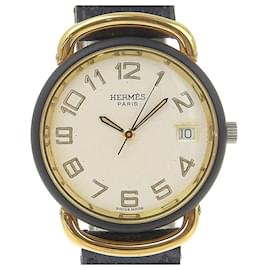 Hermès-Hermes Pullman Quartz Wristwatch-Golden