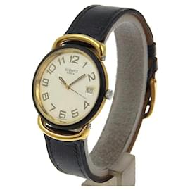 Hermès-Hermes Pullman Quartz Wristwatch-Golden