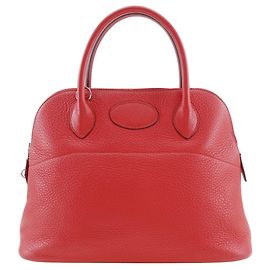 Hermès Hermes Bolide 31 Handbag Red