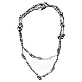 Hermès Collana Farandole di 160 cm in argento sterling 925 con scatola e ricevuta Silver hardware