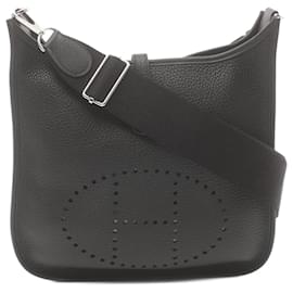 Hermès-Sac à épaule Hermes Evelyn 3 Trois PM-Noir