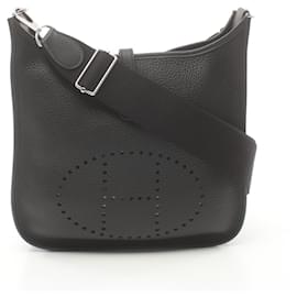 Hermès-Sac à épaule Hermes Evelyn 3 Trois PM-Noir