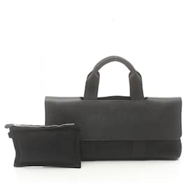 Hermès-Sac à main Hermes Valparaiso Long MM-Noir