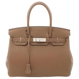 Hermès-Sac à main Hermes Birkin 30 Arzan-Marron