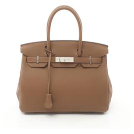 Hermès-Sac à main Hermes Birkin 30 Arzan-Marron