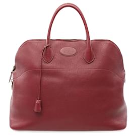 Hermès-Sac à main Hermes Bolide 45-Rouge,Bordeaux