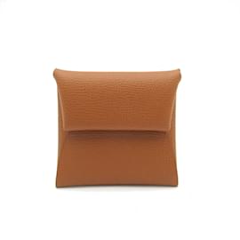 Hermès-Monedero Hermes Bastia en marrón dorado-Castaño