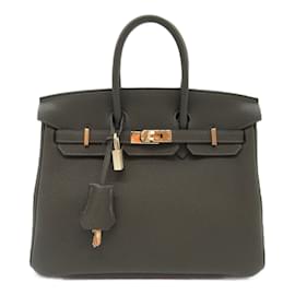 Hermès-Hermes Birkin 25 Verso Handbag-Brown