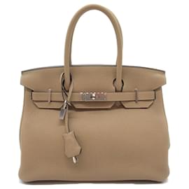 Hermès-Sac à main Hermès Birkin 30 Trench-Beige