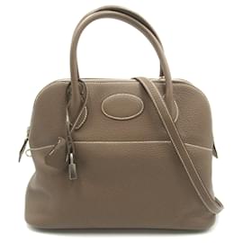 Hermès-Hermes Bolide 31 Handbag-Brown