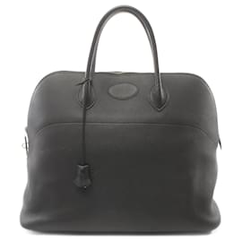 Hermès-Sac à main Hermes Bolide 45-Noir