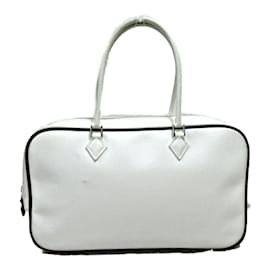 Hermès-Sac à main Hermes Plume 28 blanc-Blanc