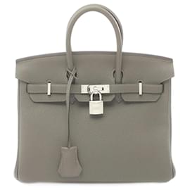 Hermès-Hermes Birkin 25 Grimeyer Handbag-Brown