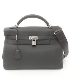 Hermès Sac à main Hermes HERMES Maxi Kelly 42 Plon Marron