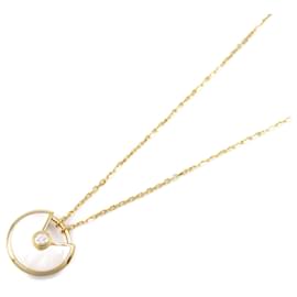 Cartier-Collier Amulette de Cartier en coquillage XS K18-Blanc,Autre