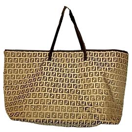 Fendi Tote Bag Dark Brown Acetate Dark brown