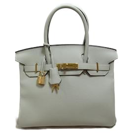 Hermès-Hermes Birkin 30 Greeneve Handbag-Green