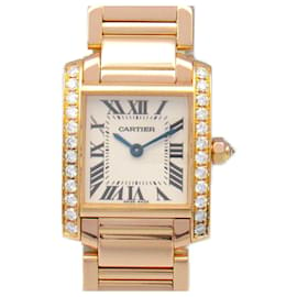 Cartier-Montre-bracelet Cartier Tank Francaise SM en diamant-Autre