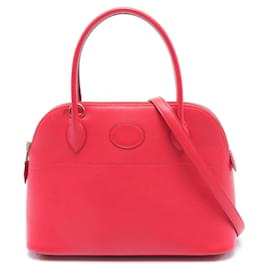 Hermès-Bolsa Hermes Bolide 27 em Rouge Vif-Vermelho