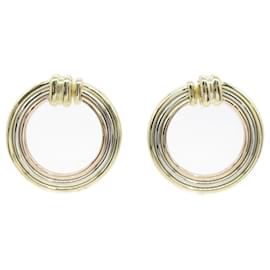 Cartier-Cartier Trinity Stud Earrings-Golden