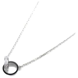 Cartier-Cartier Baby Love Necklace in White Gold and Ceramic-Other