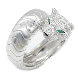 Cartier-Bague Cartier Panthère en or blanc 18K avec diamant-Autre