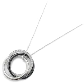 Cartier-Cartier Trinity Necklace in White Gold and Ceramic-Other