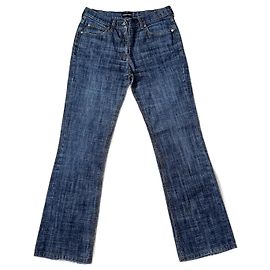 Jeans a gamba larga Giorgio Armani Blu