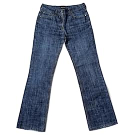 Giorgio Armani-Jeans à jambes larges Giorgio Armani-Bleu