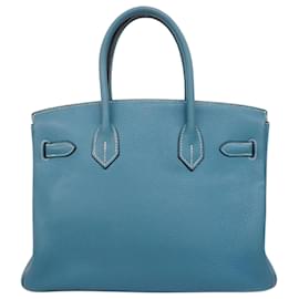 Hermès-Hermès Birkin 30-Blue