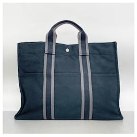 Hermès-Hermès Fourre tout-Navy blue