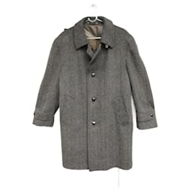 Autre Marque Abrigo Odermark de tweed de lana gris Gris