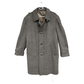 Autre Marque Cappotto Odermark in tweed di lana grigio Grigio