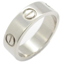 Cartier-Anillo Cartier Love en oro blanco de 18 quilates-Plata