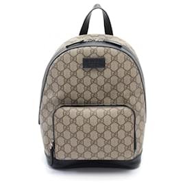 Gucci-Mochila Gucci GG Supreme Small Rucksack-Negro,Beige