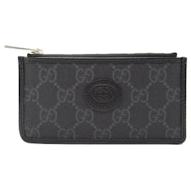 Gucci-Gucci Black Leather Card Case-Black