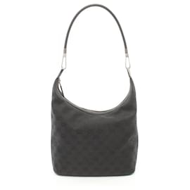 Gucci-Sac à épaule Gucci GG Canvas-Noir