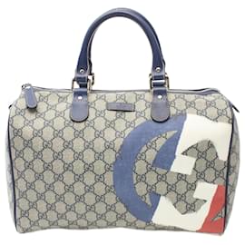 Gucci-Bolsa Gucci GG Supreme-Azul,Multicor,Bege